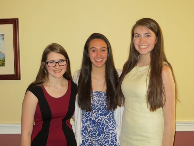 Caroline Akerson, Jennifer Sabourin and Laura Sawin
